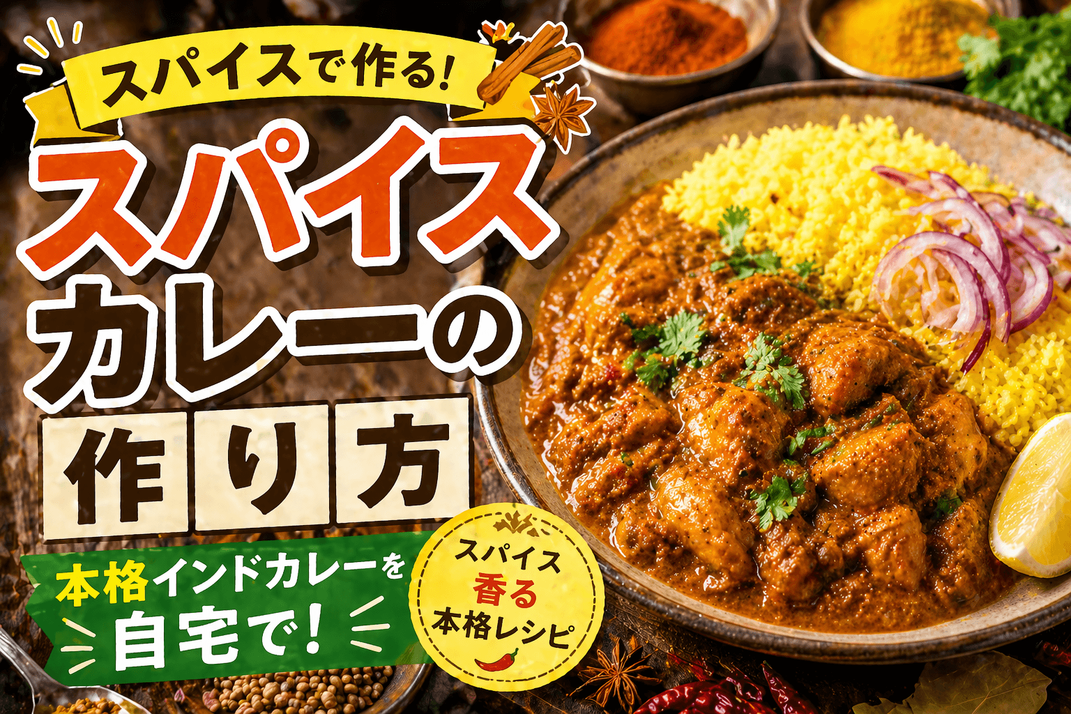 スパイスカレーの作り方|本格インドカレーを自宅で