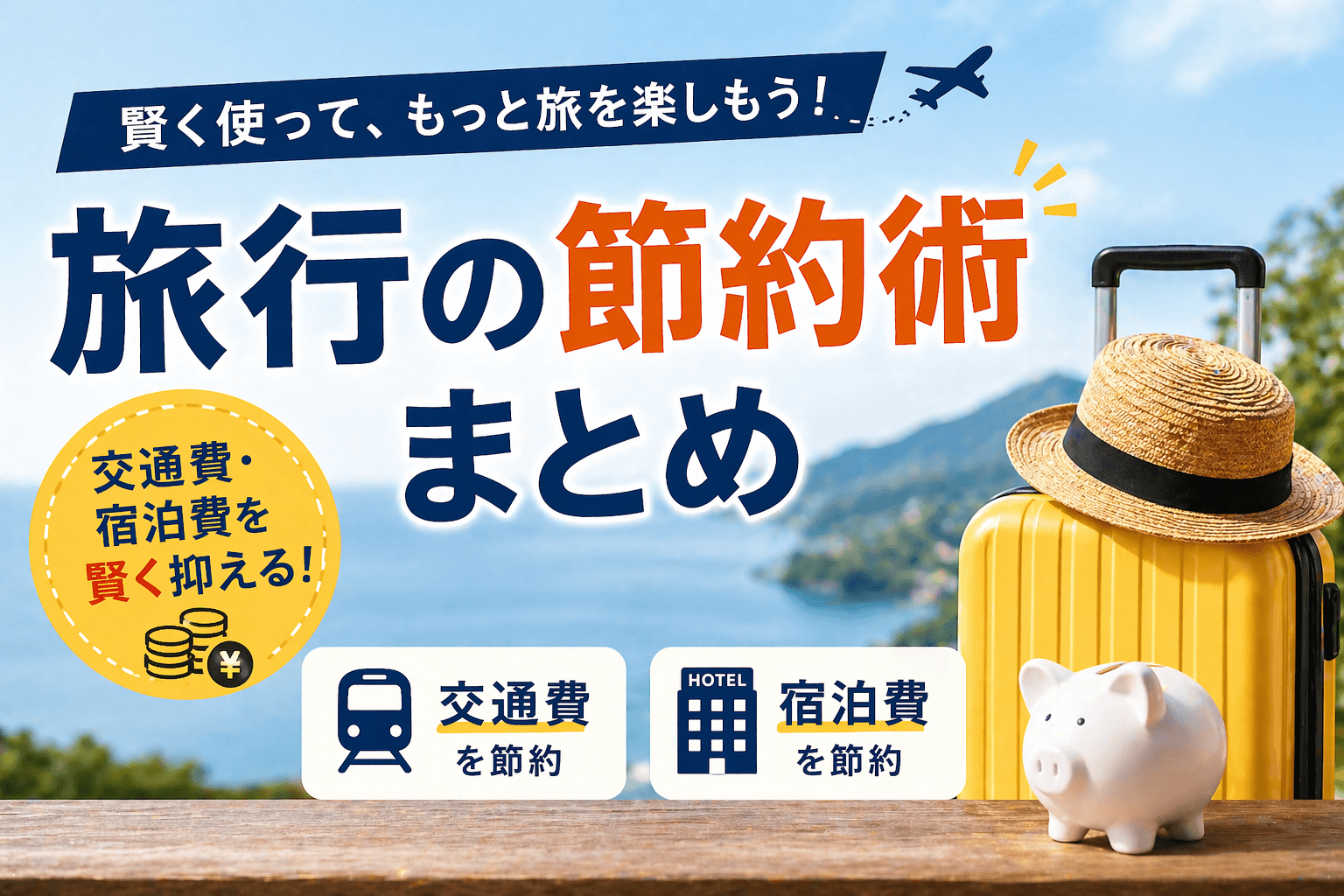 旅行の節約術まとめ|交通費・宿泊費を賢く抑える方法